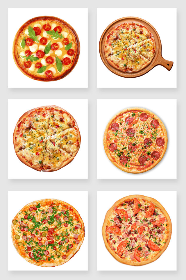 产品实物美味的披萨设计元素