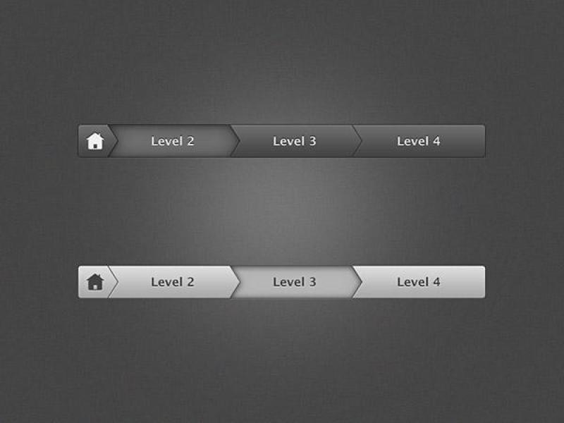 步骤导航UI PSD分层