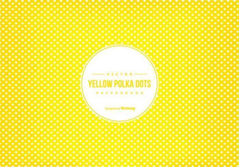 黄色的圆点剪贴簿背景