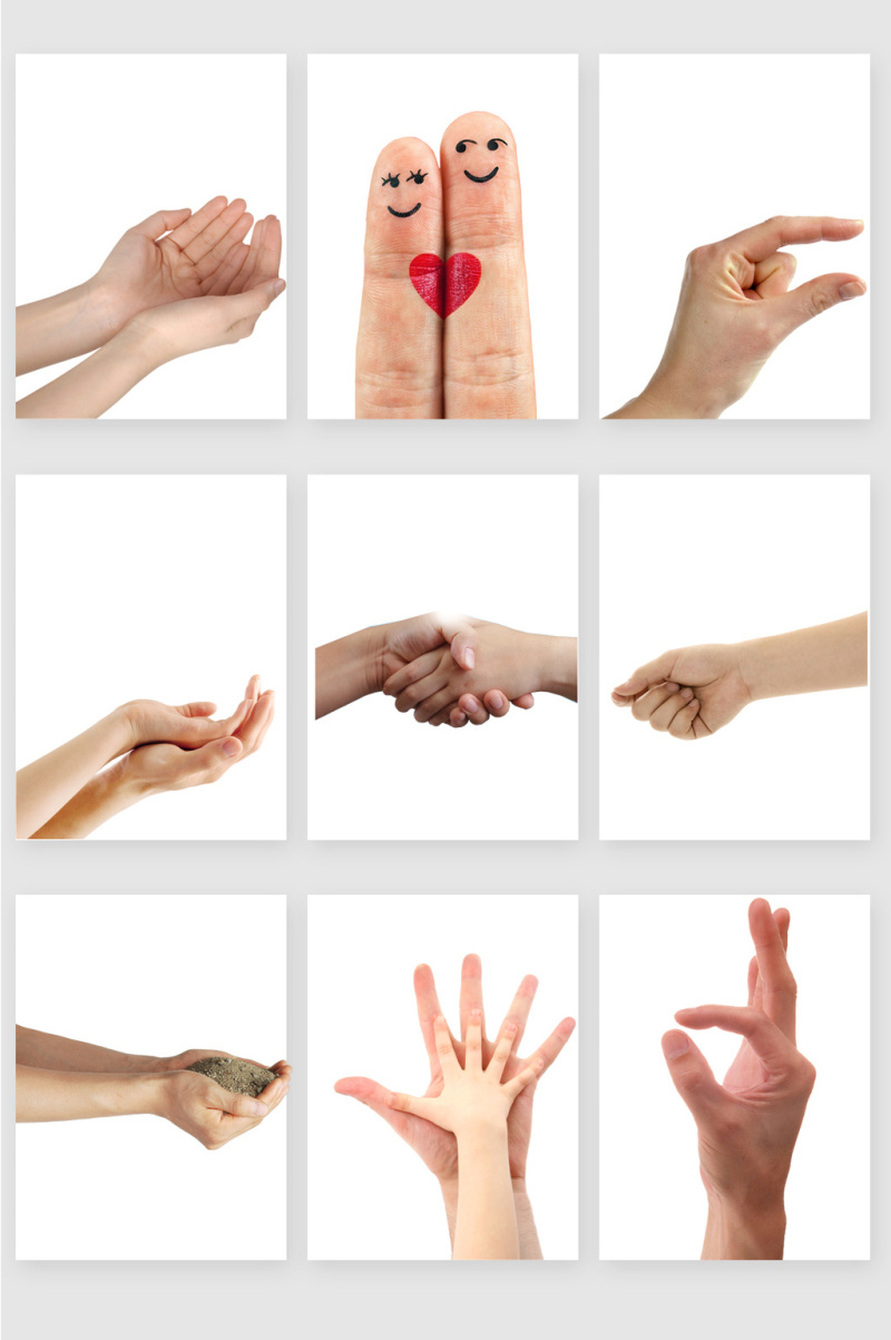 手势元素图形素材