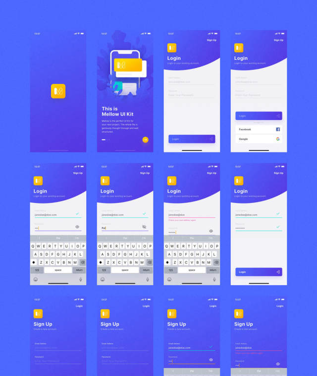 Mellow是适用于iOS的UI工具包,基于Shift设计系统,Mellow iOS UI工具包 Mellow是适用于iOS的UI工具包,基于Shift设计系统,Mellow iOS UI工具包
