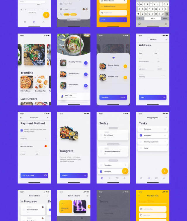 Mellow是适用于iOS的UI工具包,基于Shift设计系统,Mellow iOS UI工具包 Mellow是适用于iOS的UI工具包,基于Shift设计系统,Mellow iOS UI工具包
