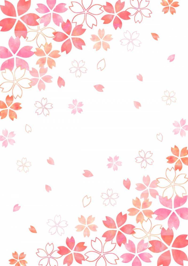 樱花_背景_垂直