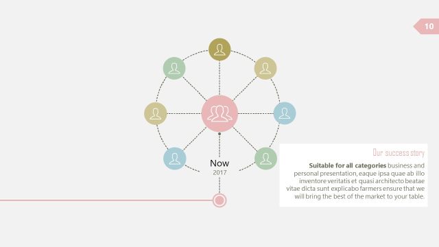 淡雅信息可视化PPT图表10 淡雅信息可视化PPT图表10