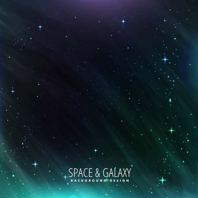 星系和空间背景