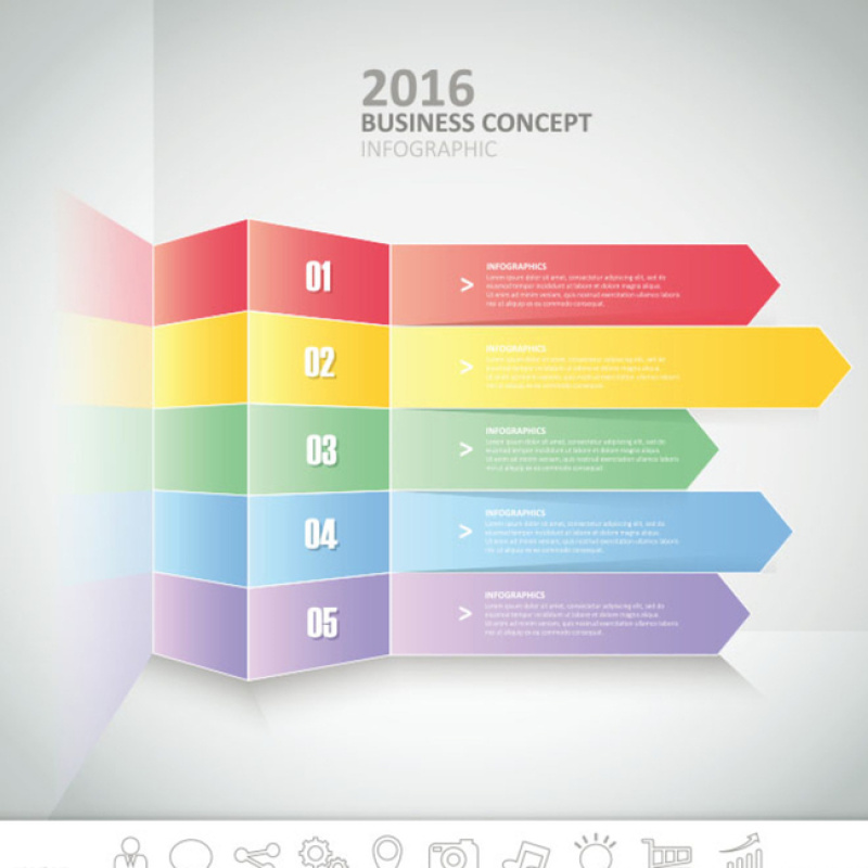 商务信息图表图片