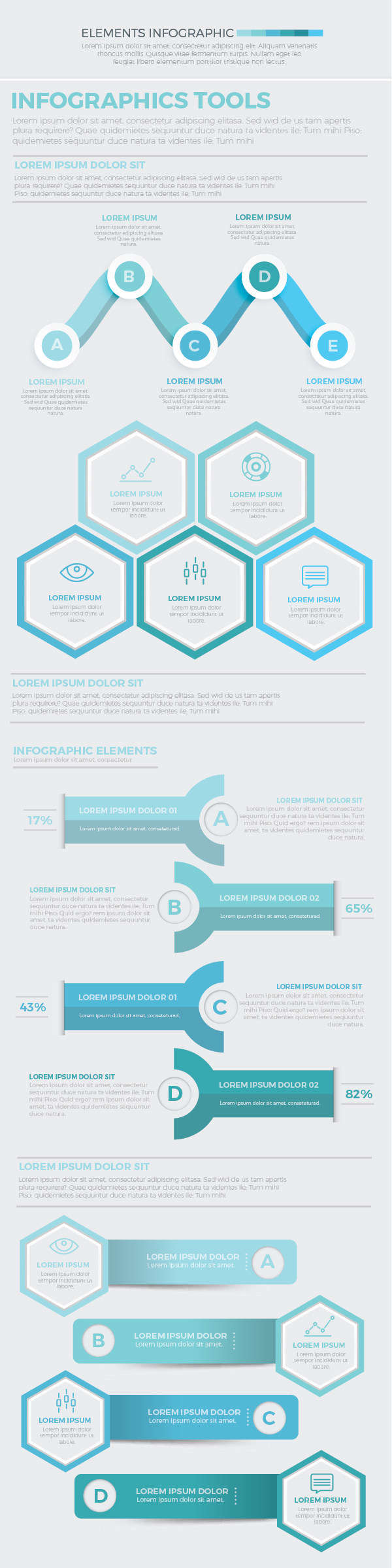 商业创业信息图表元素Business Start Up Infographic