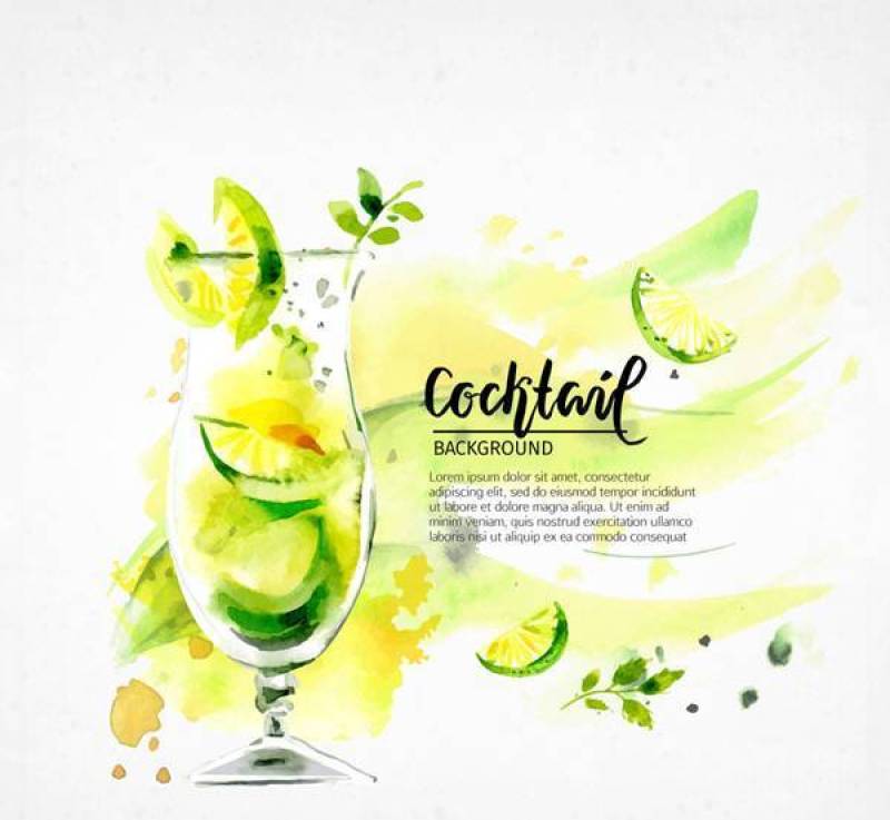 夏季青柠鸡尾酒