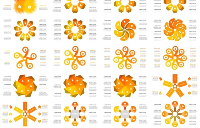 橙色循环图圆形信息图PPT模板素材Cycle Infographics 橙色循环图圆形信息图PPT模板素材Cycle Infographics