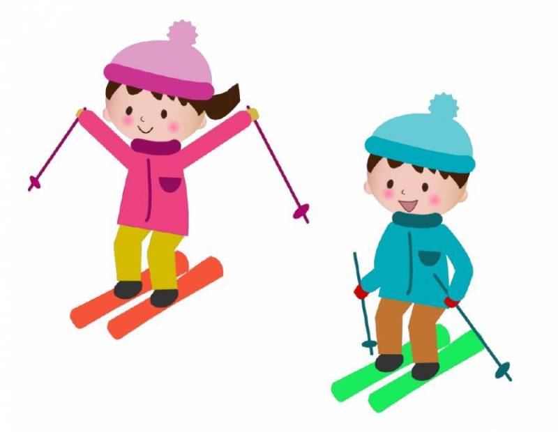 儿童滑雪