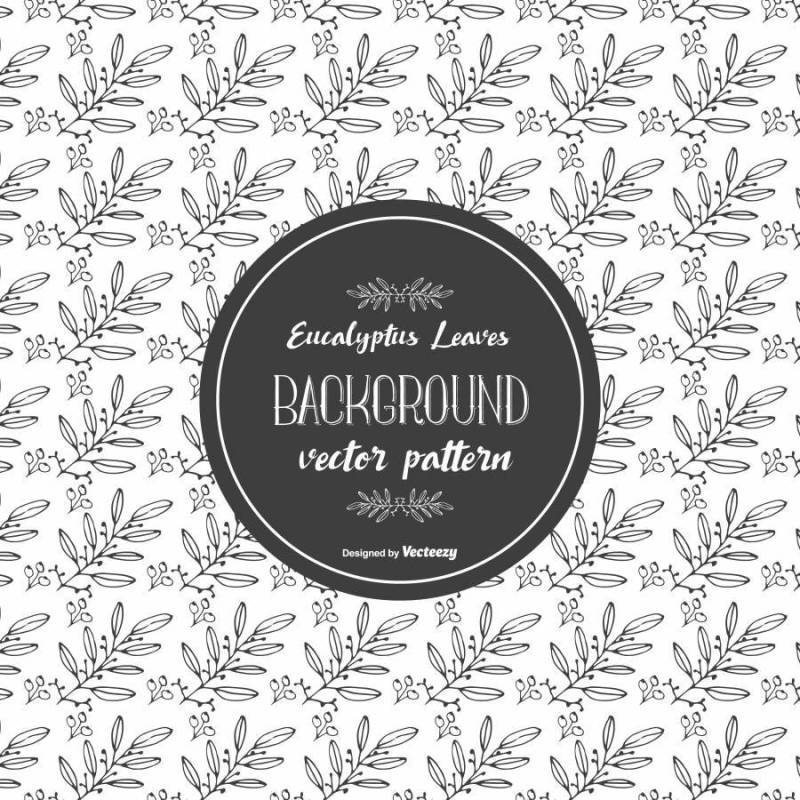 桉树/胶树矢量模式