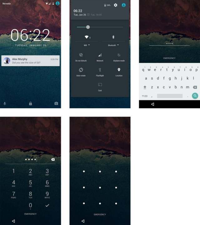 Android M 锁屏界面包