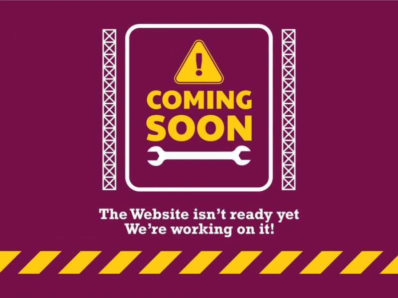 网站即将登陆页面