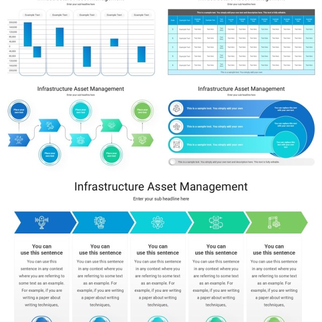 基础设施资产管理结构信息图PPT模板Infrastructure Asset Management