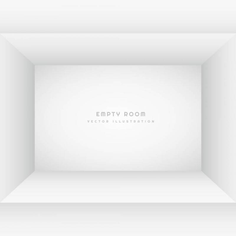 空的白色房间