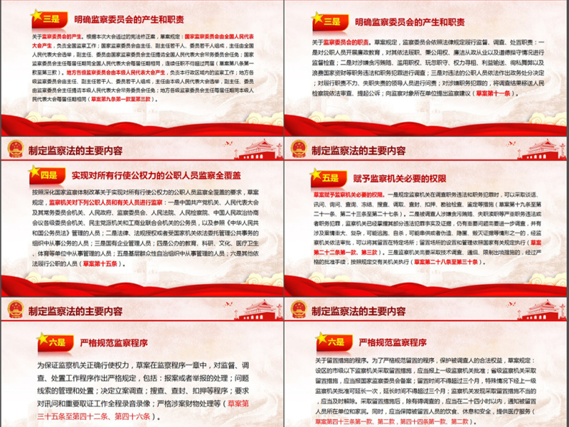 中华人民共和国监察法学习解读两会PPT