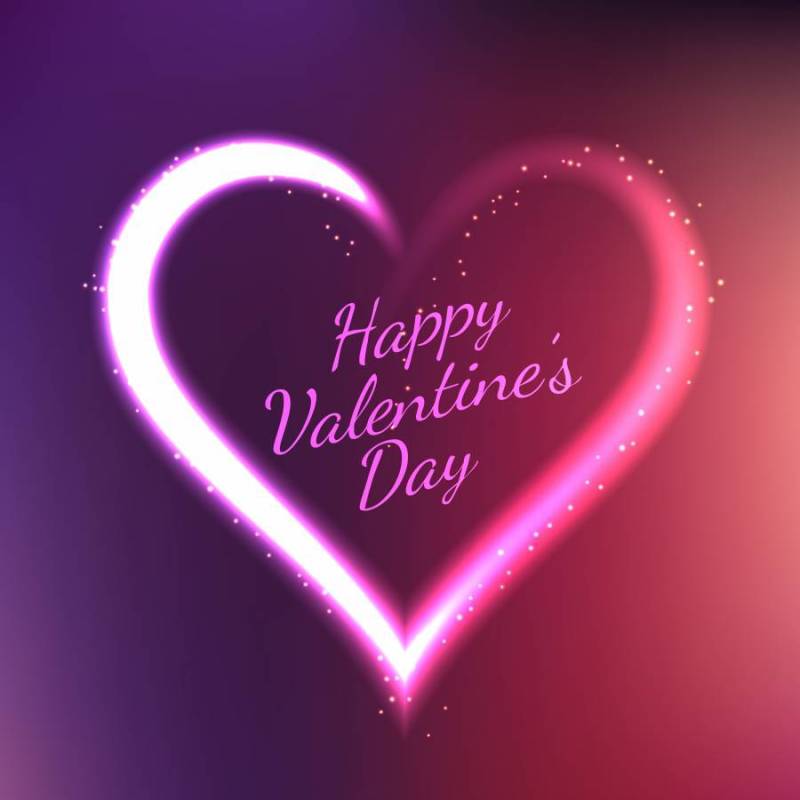 美丽的情人节卡片矢量设计插画