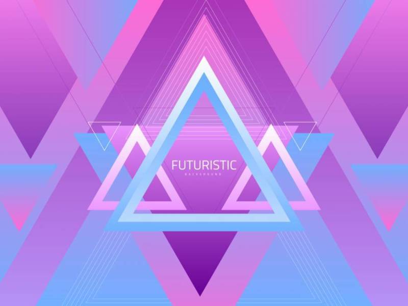 未来派抽象背景