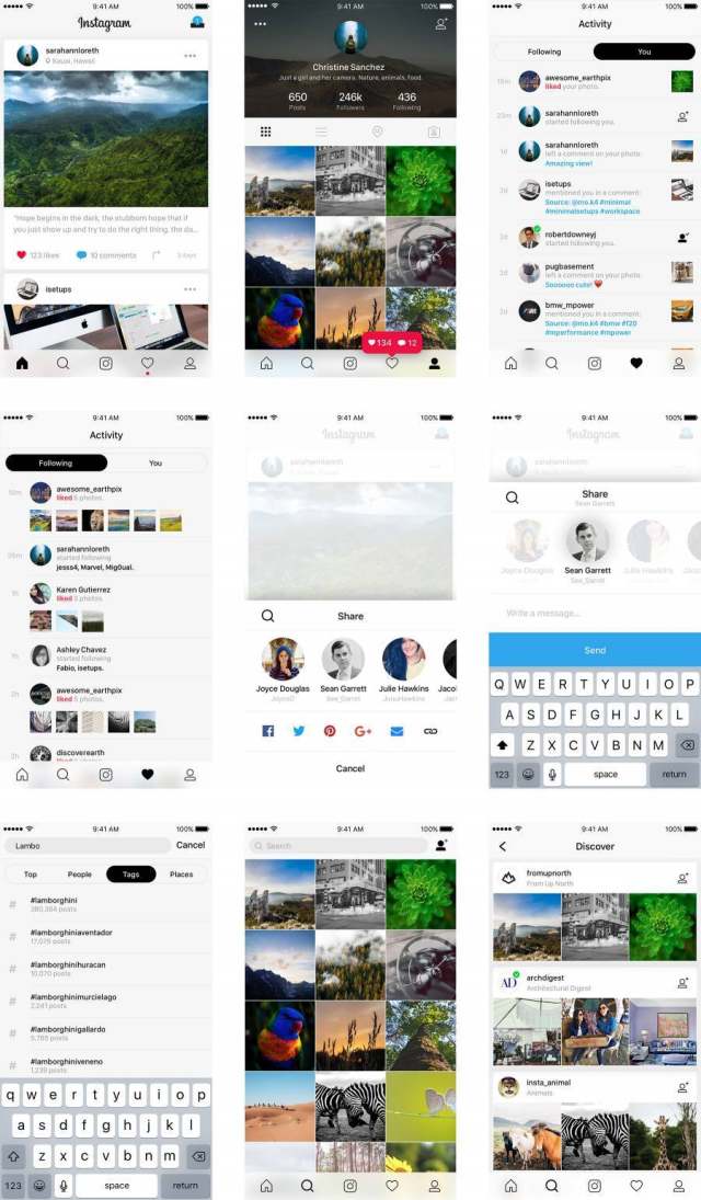 Instagram 基础界面包 Instagram 基础界面包