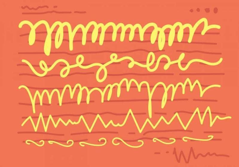 Line Squiggle无缝模式