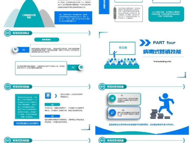 原创简约企业营销管理病毒式营销管理口碑营销技能培训PPT-版权可商用