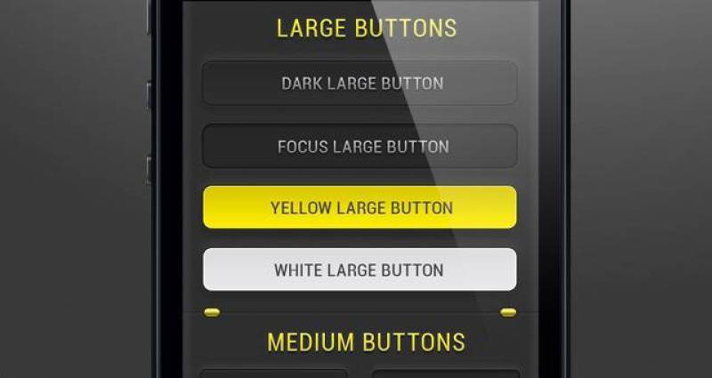 药丸iPhone App UI Kit Psd