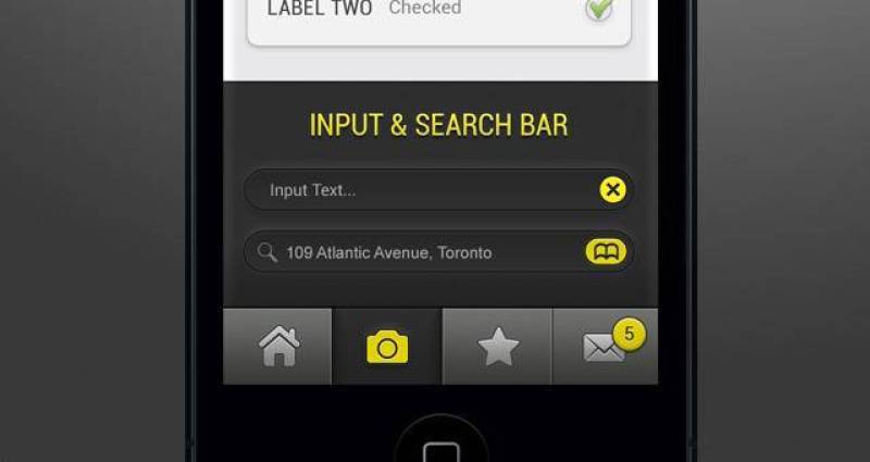 药丸iPhone App UI Kit Psd