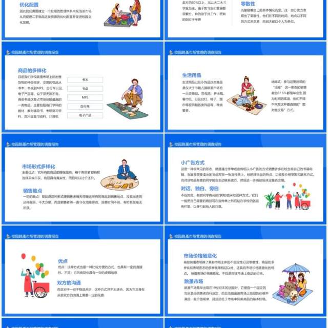 公共关系协会关于校园跳蚤市场管理的调查报告动态PPT模板 公共关系协会关于校园跳蚤市场管理的调查报告动态PPT模板