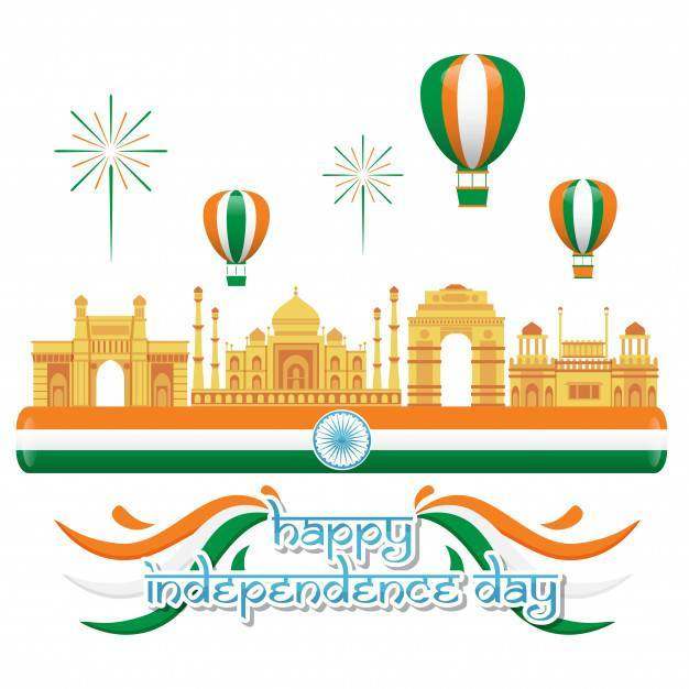 印度独立日例证