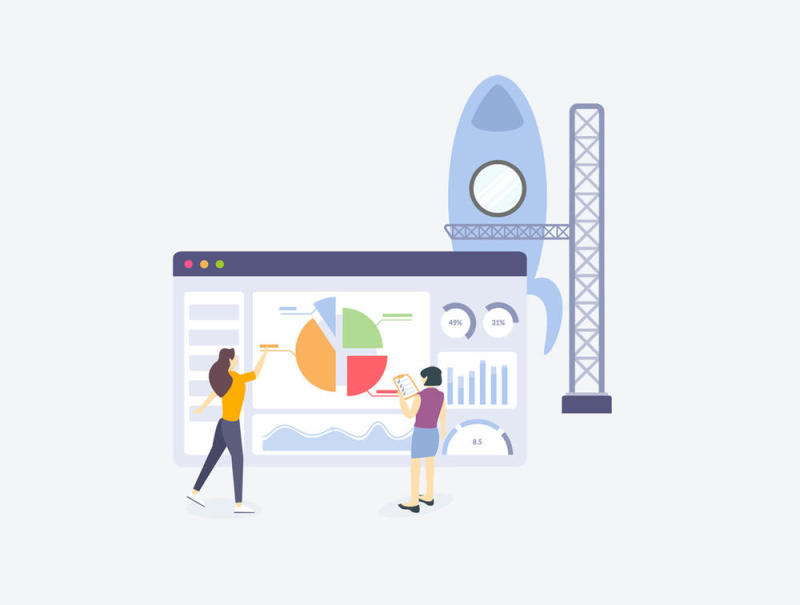 适用于初创公司的高质量Web和移动插图包，Startup Illustration Pack Vol。 1