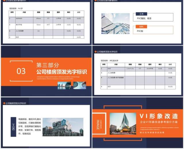 企业VI形象改造参考报价方案动态PPT模板 企业VI形象改造参考报价方案动态PPT模板