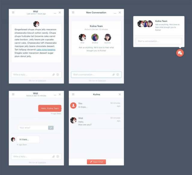 Intercom 界面包 Intercom 界面包