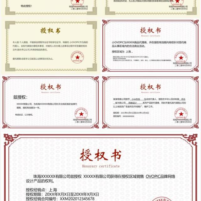 授权任命书合集通用PPT模板(3) 授权任命书合集通用PPT模板(3)