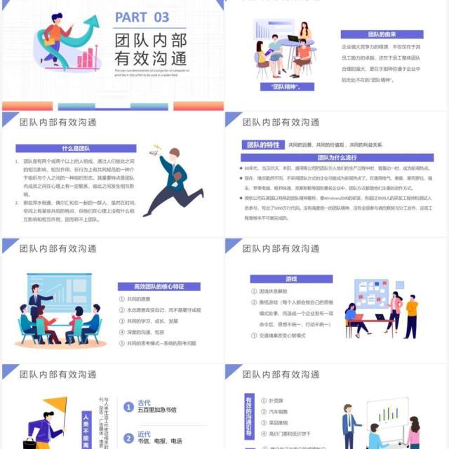 简约渐变企业管理培训有效的团队沟通课件PPT模板 简约渐变企业管理培训有效的团队沟通课件PPT模板