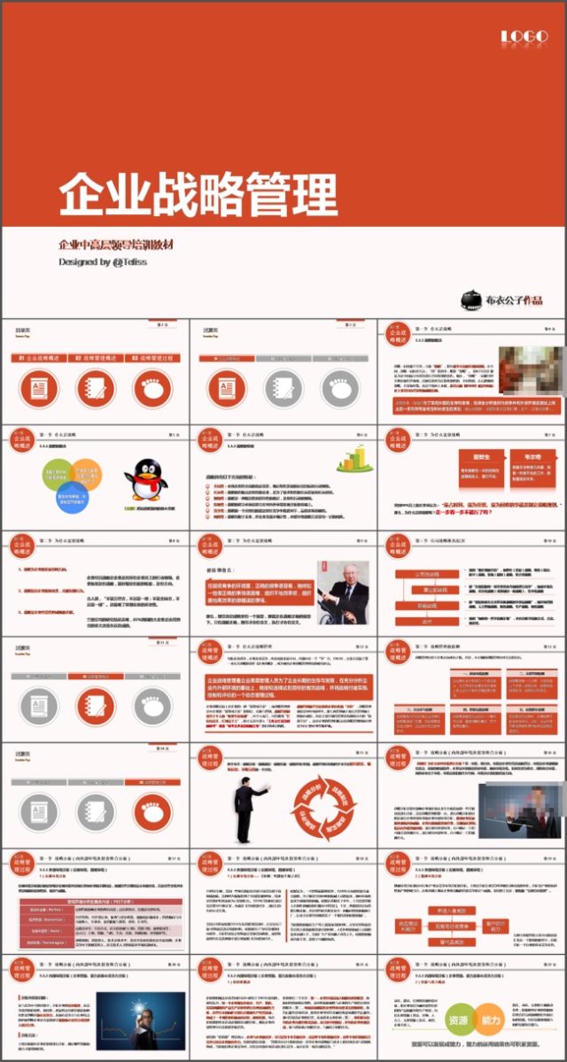 企业战略管理ppt模版下载