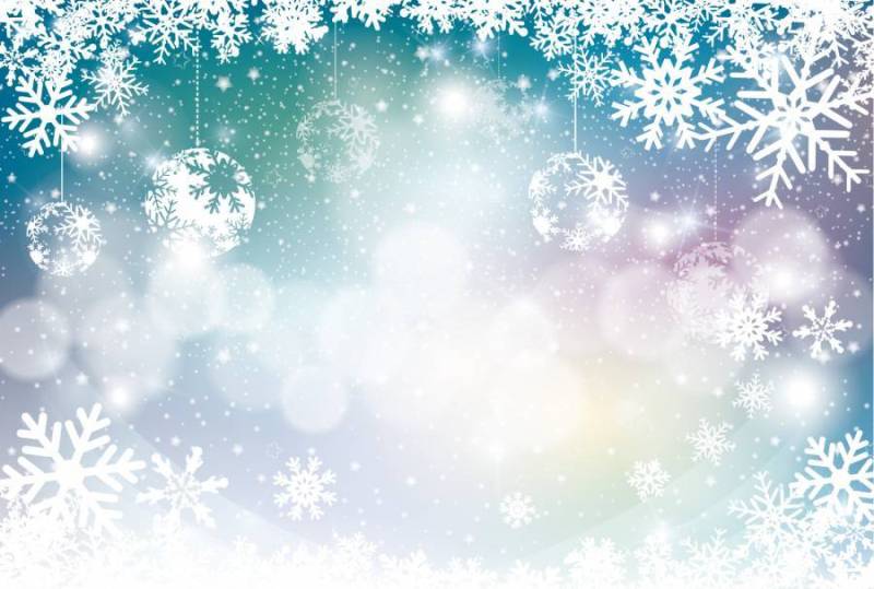 雪水晶设计背景