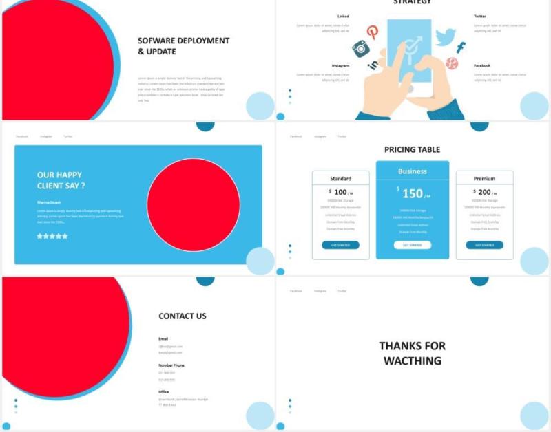 IT顾问工作报告PPT图片排版素材IT Consultant Powerpoint Template