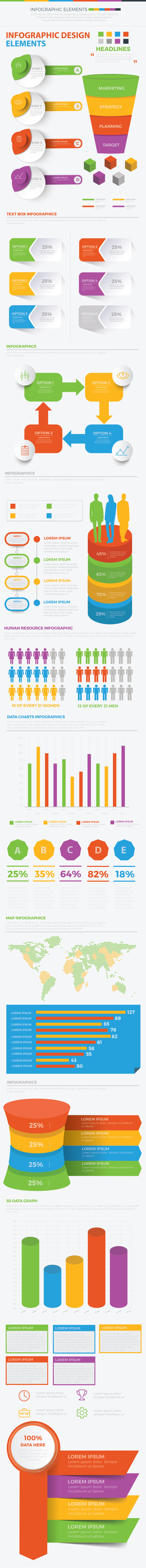 信息图表设计矢量元素 INFOGRAPHIC ELEMENTS 信息图表设计矢量元素 INFOGRAPHIC ELEMENTS