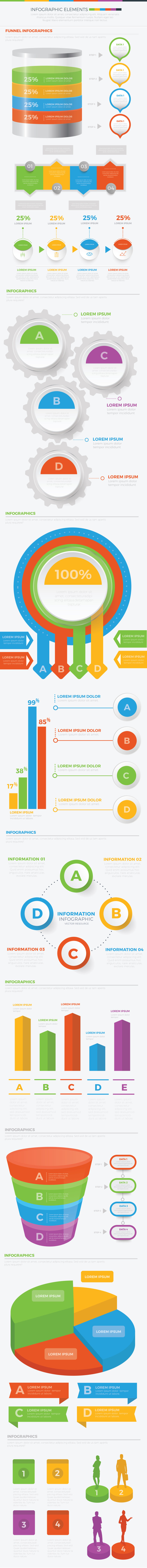 信息图表设计矢量元素 INFOGRAPHIC ELEMENTS