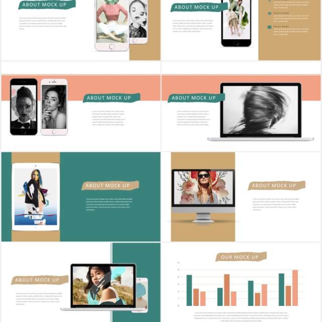 作品图片展示产品介绍PPT模板Lookbook Powerpoint Template 作品图片展示产品介绍PPT模板Lookbook Powerpoint Template
