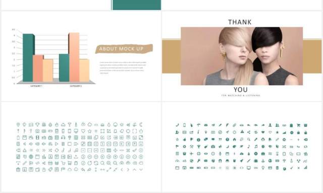 作品图片展示产品介绍PPT模板Lookbook Powerpoint Template 作品图片展示产品介绍PPT模板Lookbook Powerpoint Template