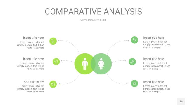 浅绿色用户人群分析PPT图表14