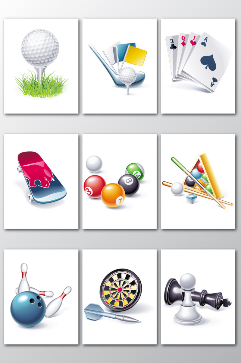 娱乐 游戏元素设计素材