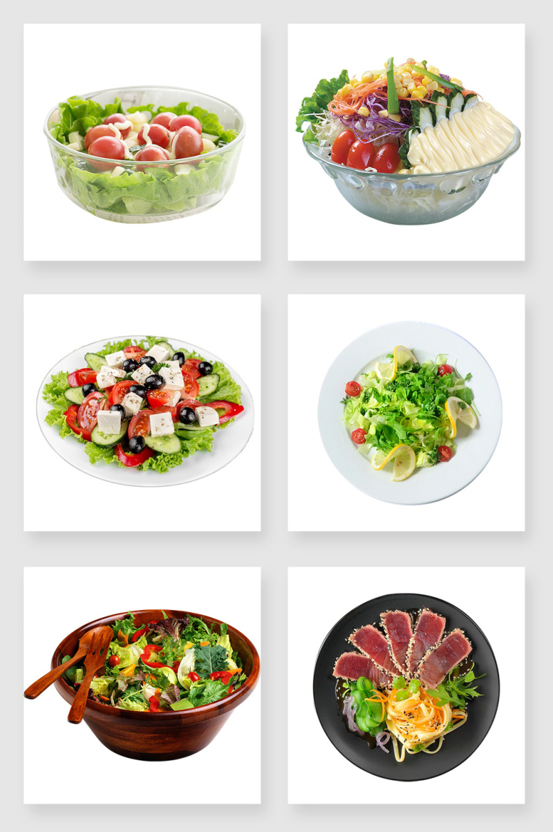 蔬菜沙拉设计素材