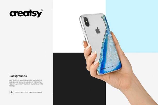 iPhone X 手机壳展示样机合集PSD素材源文件打包下载 iPhone X 手机壳展示样机合集PSD素材源文件打包下载