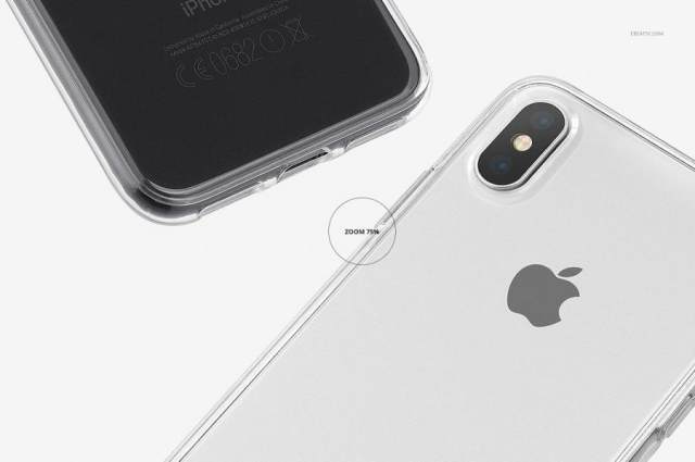 iPhone X 手机壳展示样机合集PSD素材源文件打包下载