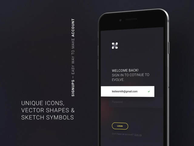 iOS移动UI套件演变的最终步骤...,EVOLVE iOS移动UI套件演变的最终步骤...,EVOLVE
