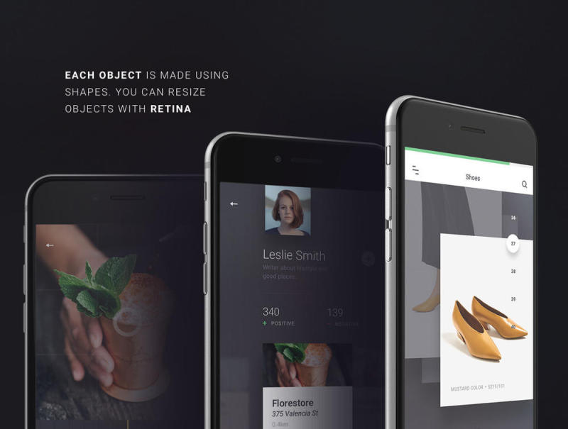 iOS移动UI套件演变的最终步骤...，EVOLVE