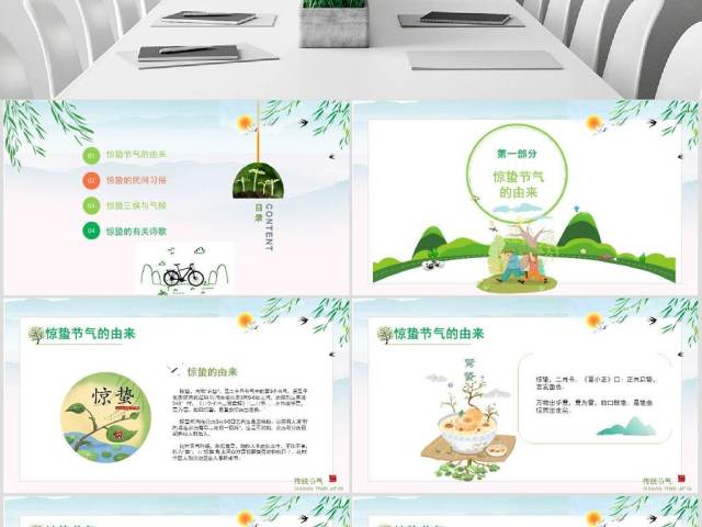 原创中国传统二十四节气之校园班会惊蛰节气主题班会介绍PPT-版权可商用 原创中国传统二十四节气之校园班会惊蛰节气主题班会介绍PPT-版权可商用