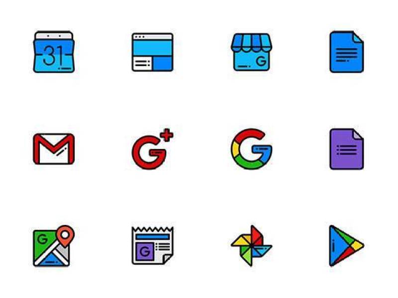 22 枚谷歌套件图标 22 枚谷歌套件图标